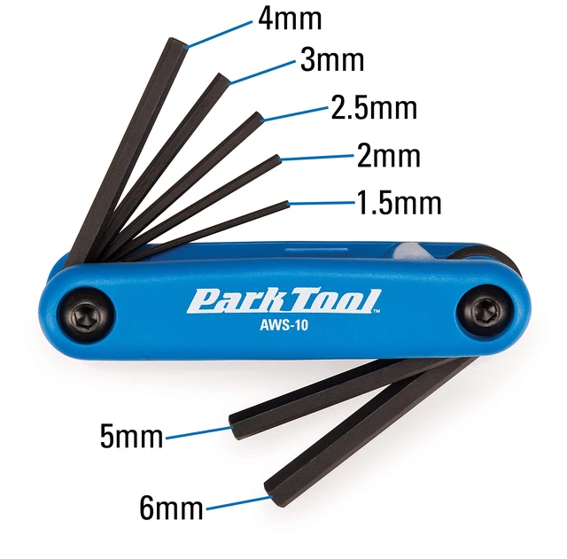 Alt view image 3 of 4 - AWS-10 Fold-Up Hex Wrench Set | 6mm