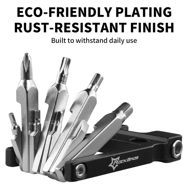 Alt view image 4 of 5 - 20 In 1 Bike Multi-Function Tool Kit - Allen Wrench, Tire Levers | Portable