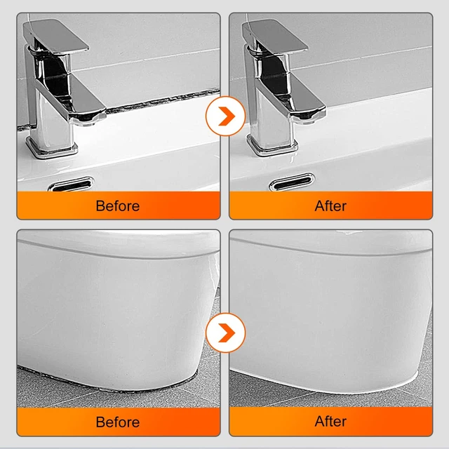 Alt view image 6 of 7 - 4 in 1 Silicone Caulking Tool Kit, Stainless Steel Caulk Remover Tool | Durable Construction, Quick & Easy to Use, 5 Replaceable Silicone Pads, Protective Gloves, Remove, Apply & Finish Caulk