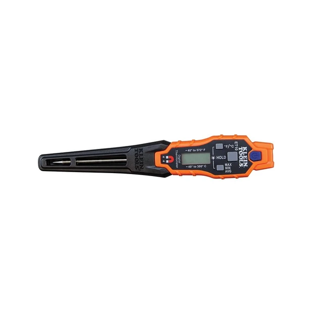 Alt view image 6 of 7 - ET10 Magnetic Digital Pocket Thermometer, HVAC Instant Read Thermometer with Backlit Display, Wide Measurement Range, Fahrenheit and Celsius