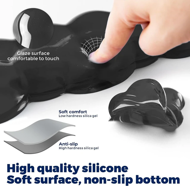 Alt view image 5 of 6 - Gel Cloud Wrist Rest - Cloud Mouse Wrist Rest Pad Mouse Support for Office Gaming Pad Computer Laptop Ergonomic Comfortable Pain Relief