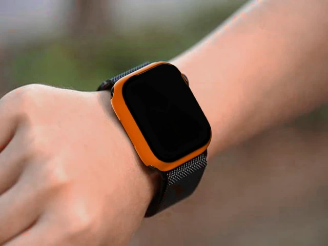 Alt view image 6 of 7 - for Apple Watch Series 11/10 46mm Privacy Screen Protector Case | Hard PC,Scratchproof, Anti-bubble 2 Pack Protective Cover for iWatch Series 11/10, Orange