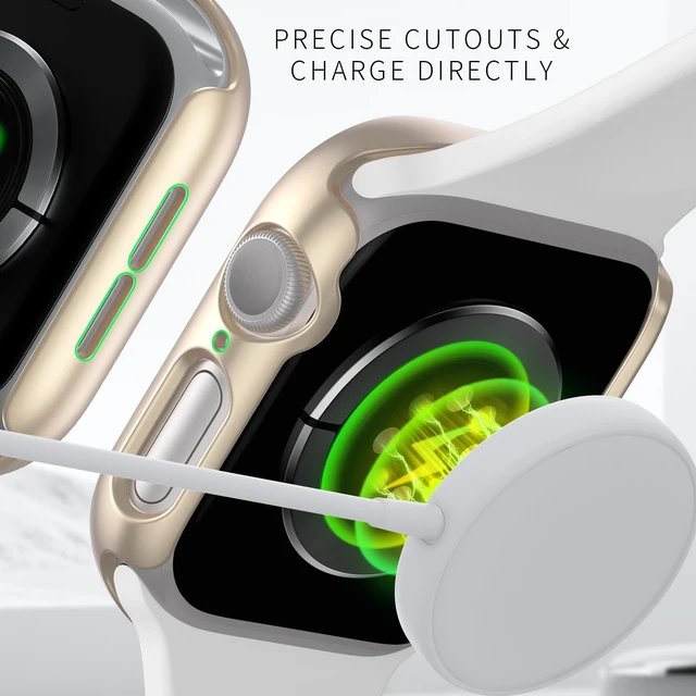 Alt view image 5 of 6 - 6 Pack Case with Screen Protector for 46mm Apple Watch Series 11/10 | Ultra-Thin Scratch Resistant Tempered Glass Cover Full Protective Hard PC Bumper Compatible with iWatch Series 11 10 46mm