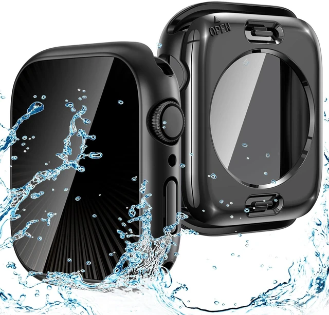 Main image of Privacy Waterproof Case for Apple Watch Series 11/10 46mm | IP67 Water-Resistant & Anti-Fog, 9H Glass + PC Back Cover for iWatch Series 11 Screen Protector, Sensitive Touch