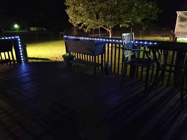 Alt view image 5 of 7 - Solar Rope Light 33FT 100L IP65 Weatherproof Outdoor LED Copper Fairy String Tube Lights for Party Garden Porch Yard Home Wedding Vacation New Year Holiday Decoration Lighting(Cool White)