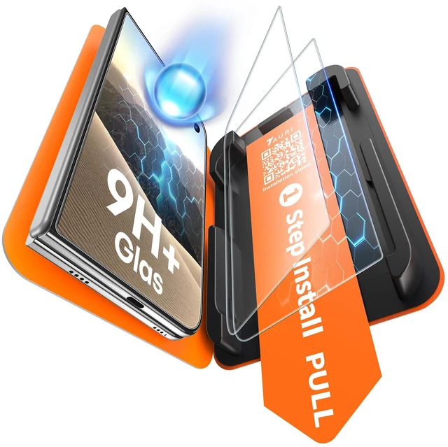 Main image of 2 Pack for iPhone Duo Screen Protector, 1-Step Install Clear | Auto Dust Removal, Full Coverage, Anti-Scratch Bubble-Free, (Ultra HD) Military-Grade 9H+ Tempered Glass for iPhone 18 Duo