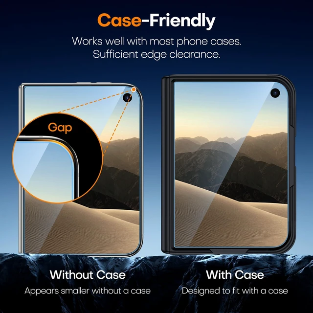 Alt view image 2 of 7 - 2 Pack for iPhone Duo Screen Protector, 1-Step Install Clear | Auto Dust Removal, Full Coverage, Anti-Scratch Bubble-Free, (Ultra HD) Military-Grade 9H+ Tempered Glass for iPhone 18 Duo