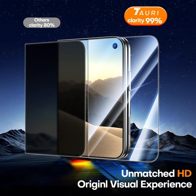 Alt view image 5 of 7 - 2 Pack for iPhone Duo Screen Protector, 1-Step Install Clear | Auto Dust Removal, Full Coverage, Anti-Scratch Bubble-Free, (Ultra HD) Military-Grade 9H+ Tempered Glass for iPhone 18 Duo