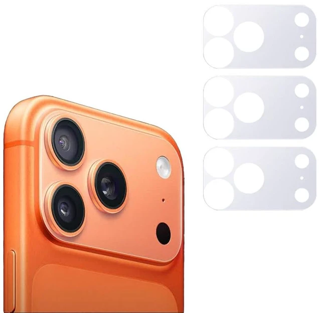 Main image of 3 PCS Matte Hollow Lens Films Protective Film for iPhone 17 Pro | Soft Matte Films,3 Packs