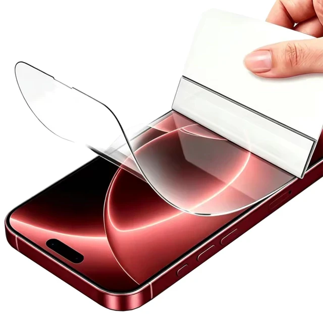 Main image of Soft TPU Transparent Protective Hydrogel Film Screen Protector for iPhone 18 Pro, Screen Protector Film -Not Tempered Glass -3 Packs