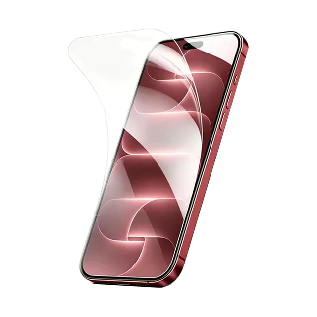 Alt view image 2 of 5 - Soft TPU Transparent Protective Hydrogel Film Screen Protector for iPhone 18 Pro, Screen Protector Film -Not Tempered Glass -3 Packs