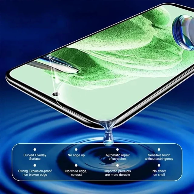 Alt view image 2 of 6 - Hydrogel Screen Protector for iPhone 18 Pro | 2-Pack Flexible TPU Film for iPhone 18 Pro, HD Clear, Ultra-Thin and Bubble-Free Installation