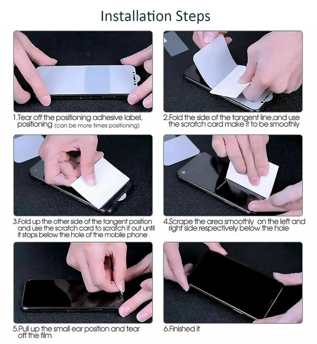 Alt view image 6 of 6 - Hydrogel Screen Protector for iPhone 18 Pro | 2-Pack Flexible TPU Film for iPhone 18 Pro, HD Clear, Ultra-Thin and Bubble-Free Installation