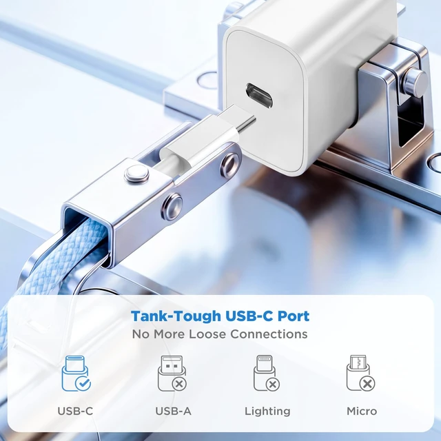 Alt view image 6 of 7 - 10FT USB C to C Fast Charger Cord for iPhone 18 17 16 15,60W Long Heavy Duty Braided Apple C to C Cable Fast Charging for iPhone 18 Pro Max/iPhone Duo/17 16 15 Pro,15 Plus/iPad Pro 10 inch-Colorful