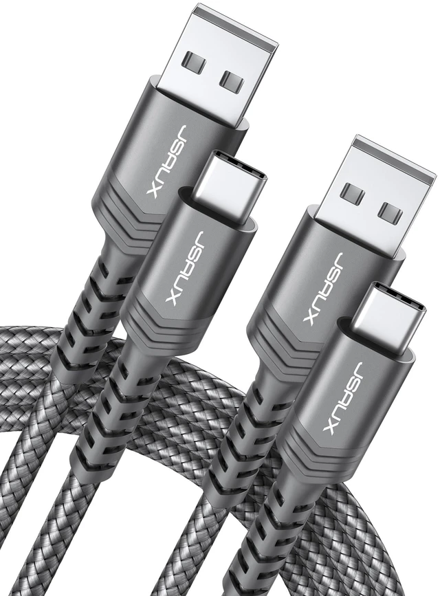 Main image of for iPhone 18 17 Pro Charger Cable, 10ft/2-Pack USB to USB C-Gray | Type C Fast Charging Cord for iPhone 18 Pro Max CarPlay, iPhone 17/16/15 Series, Samsung Galaxy S25 Ultra S24, Android Auto