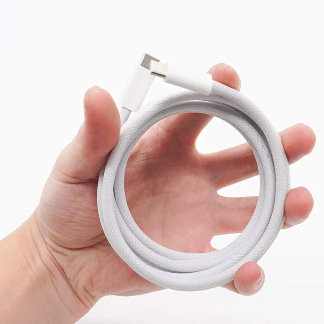 Alt view image 5 of 7 - Airpods Pro 2nd/3rd Gen Charger, 20W USB-C Airpods 4/5 Charging Cord, USB C to usb c Woven Cable for AirPod Pro 3 (2025), Max 2 Wireless Earbuds, iPhone 18/17/17E/16/16E/15 Charging Cord Power Adapter