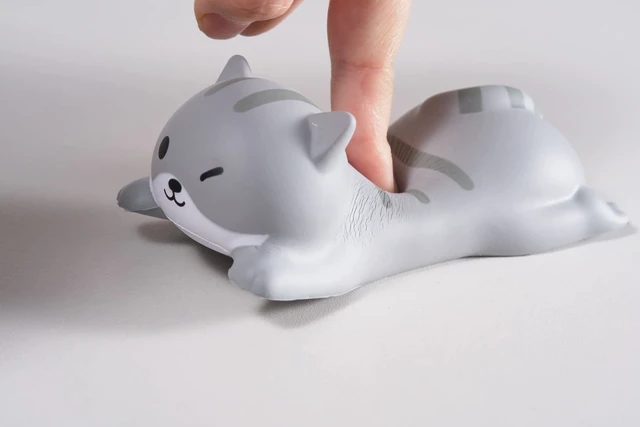Alt view image 2 of 3 - Cute Wrist Rest Support for Mouse Keyboard Computer Elbow Pad Arm Rest for Desk Ergonomic Kawaii Office Supplies Slow Rising PU Mouse Pad Cat