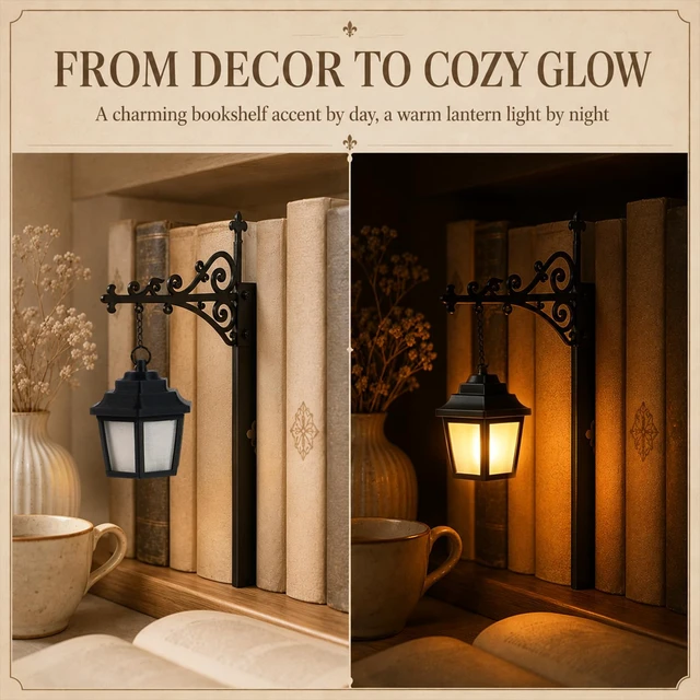 Alt view image 6 of 7 - Ghost Bookshelf LanternLibrary Mini Bookshelf Lamp, Little Cute Lantern-Decorative Library Hanging Resin Lighting, Miniature Halloween Vintage Patchwork Reading Book LED NightlightPumpkin