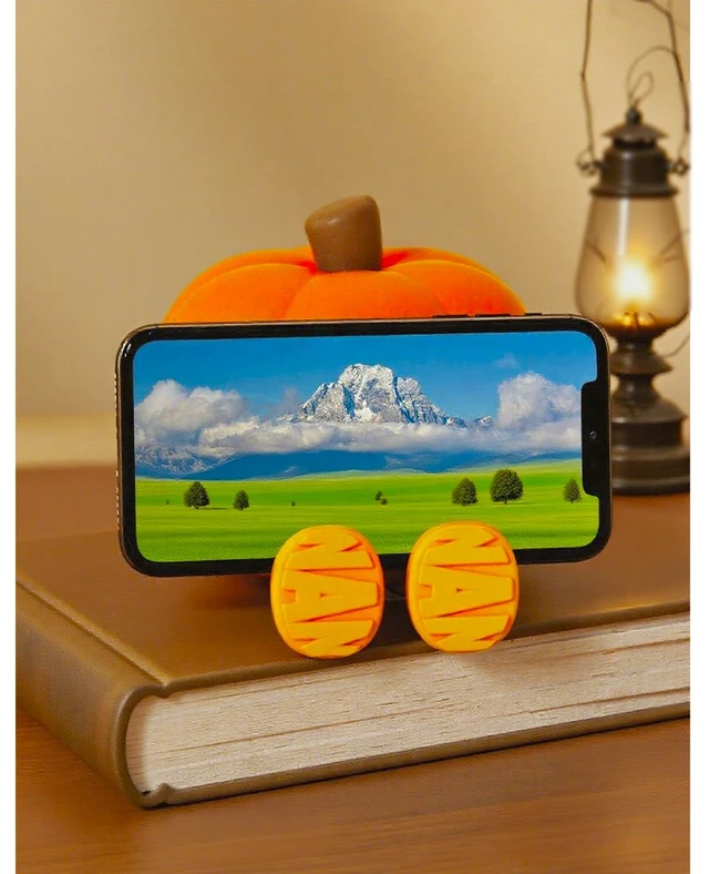 Alt view image 5 of 6 - Pumpkin Night Light, Pumpkin Lamp, Cute LED Lamp, Silicone Dimmable Nursery Nightlight, Silicone Rechargeable Bedside Touch Lamp, Funny Office Desk and Halloween Decor Gifts