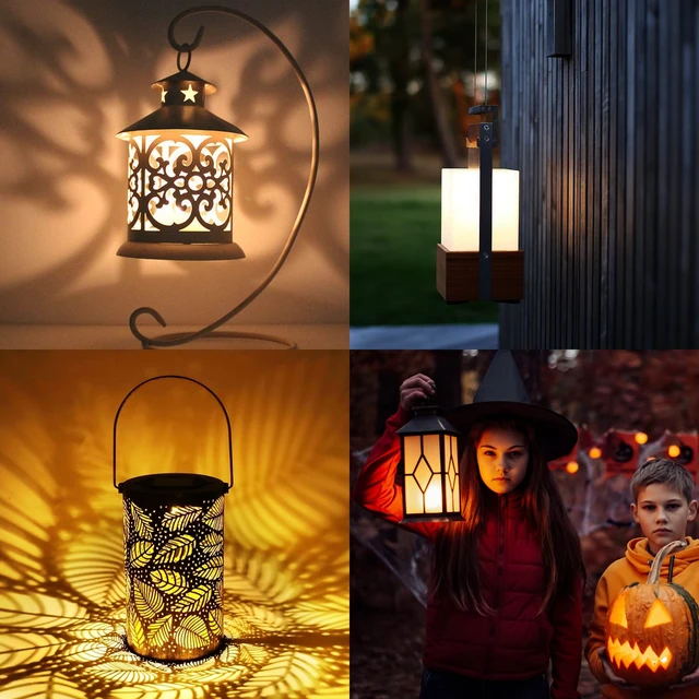 Alt view image 5 of 6 - 6-Pack Halloween Decorations LED Pumpkin Lights, Pumpkin Light Decoration | Bright and Flickering Flameless Candles With Remote Control and Timer, Jack O Lantern Lights Battery Operated for Halloween