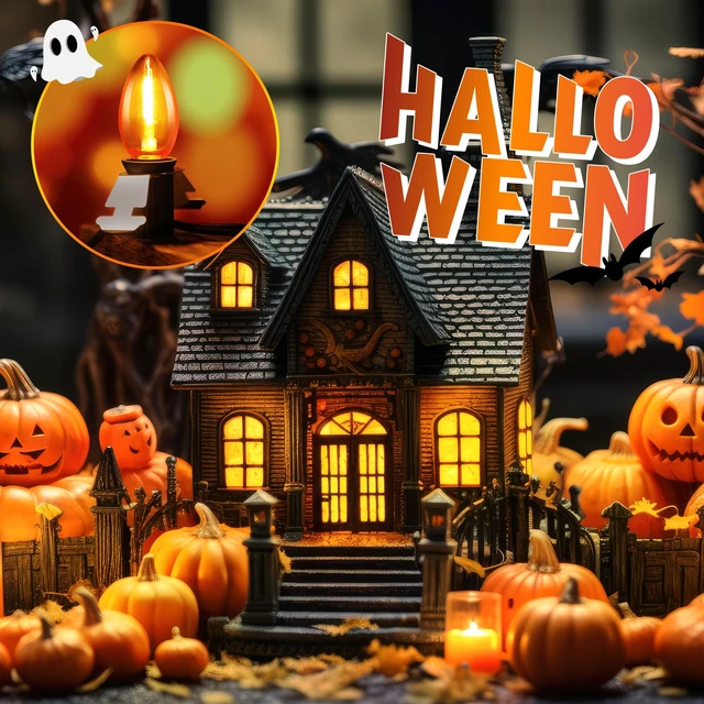 Alt view image 6 of 7 - 4 Pack Accessory Cord with LED Bulb, 6ft Light Cord | On/Off Switch, Female/Male Plugs, Blow Mold Light Kit Replacement for Halloween Pumpkin, Paper Lantern, Salt Lamps, Skeleton