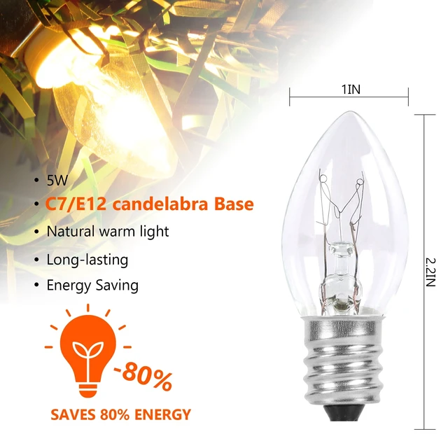 Alt view image 5 of 7 - 2 Pack Accessory Cord with Clear Bulb, 6 FT UL Listed Replacement Lamp Cord with ON/Off Switch, Perfect for Christmas Village House, Craft Projects, Halloween Holiday Decoration