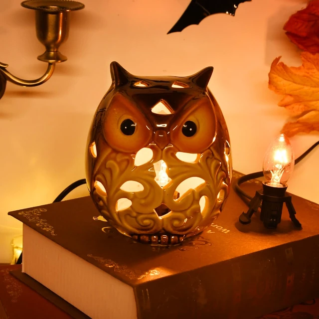 Alt view image 5 of 7 - 8 Sets Lights for Pumpkins, 6Ft Black Accessory Cords + 16Pcs C7 Bulbs, Lamp Cord with Switch for Light up Halloween Blow Mold Carved Pumpkin Christmas Village Lights & Salt Lamp Cord Replacement, 5W