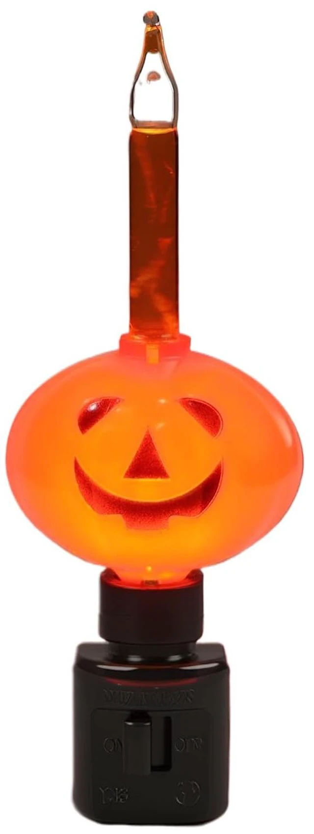Main image of Halloween Night Light, Pumpkin Bubble Light Plug In, Halloween Decor Indoor | Jack O' Lantern, Pumpkin Lamp, Swivel Plug, Bubbling Glitter Light, Halloween Lights, Halloween Decorations for home