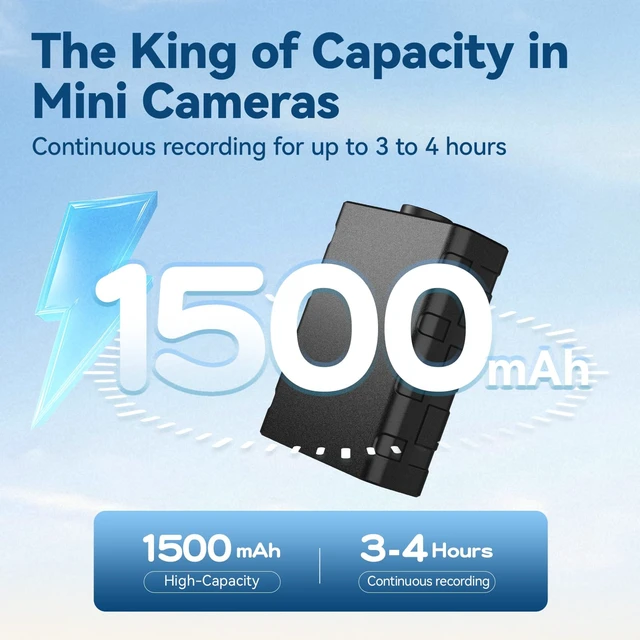 Alt view image 5 of 7 - Mini Camera with Free Cloud, 4K Nanny Cam Hidden Home Spy Camera for Security | Night Vision Motion Detection (2A01)