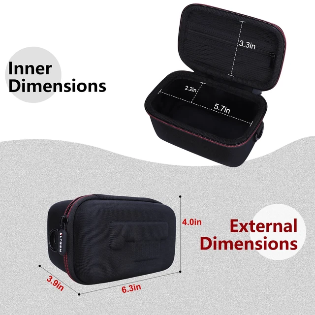 Alt view image 2 of 7 - 4K Digital Camera Case Compatible with Duluvulu/W&O/Gavonde/VJIANGER/FACLAM Hard Travel Carrying Case for Duluvulu/W&O/Gavonde/VJIANGER/FACLAM/TEFTYMON/Zostuic/YOODEE/TESFOT/YYKLNYP 4K Digital Camera