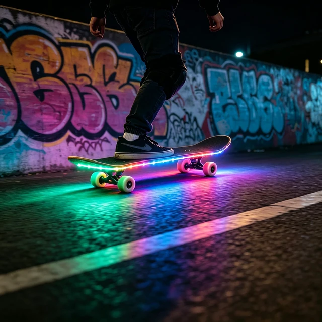 Alt view image 6 of 7 - Waterproof Battery Powered 6.6ft RGB LED Strip Lights, with 44-Key Remote and APP Control & Music Sync Mode, Color Changing Smart Light Strip for Dorm TV Backlight Bedroom Party Decor