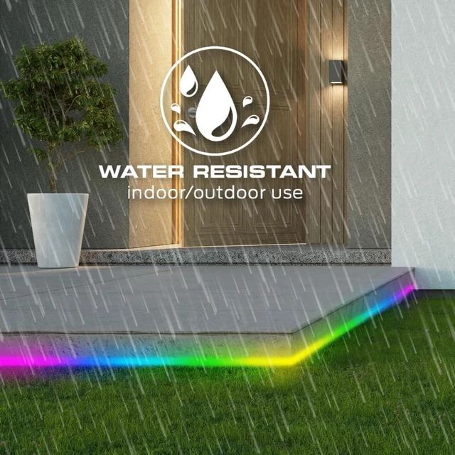 Alt view image 5 of 7 - MOW71005ICM 16.4 Ft. RGB + IC Flow Flexible Neon Outdoor LED Smart Light Strip