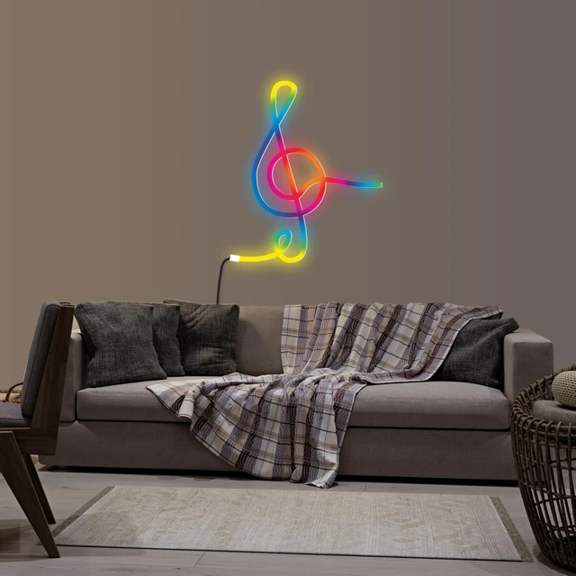 Alt view image 6 of 7 - MOW71005ICM 16.4 Ft. RGB + IC Flow Flexible Neon Outdoor LED Smart Light Strip