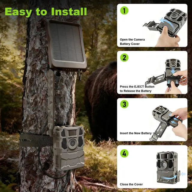 Alt view image 3 of 6 - 1 Pack Rechargeable Lipo Lithium Battery Pack 6000mAh for Trail Camera Reveal X Gen 3.0, 2.0, X Pro 3.0, Pro, SK, XB, X - Upgraded LED Meter & Solar Charging with USB Cable