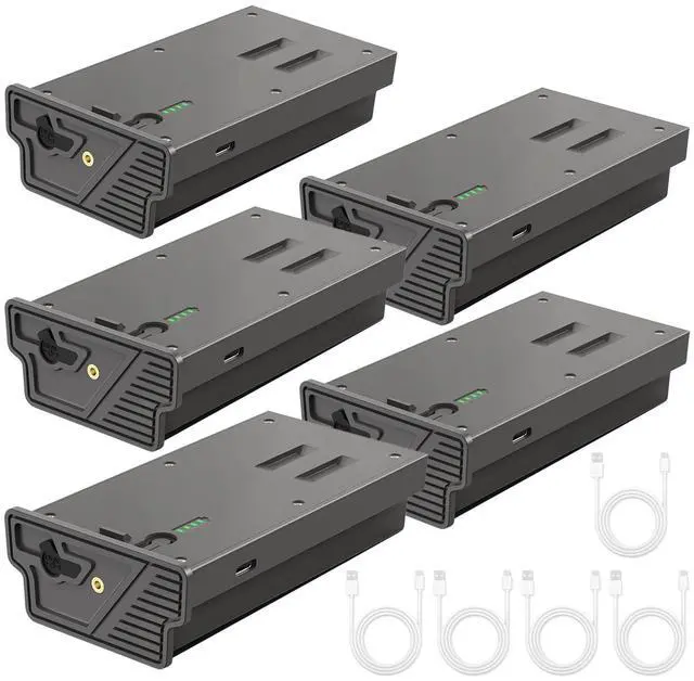 Main image of 5 Pack Upgraded Rechargeable Battery 6000mAh for Reveal Camera Enhanced Solar Charging Battery Compatible with Reveal Hunting Trail Camera Ultra, X Gen 3.0, Pro 3.0, X, X Pro, X Gen 2.0, XB, SK