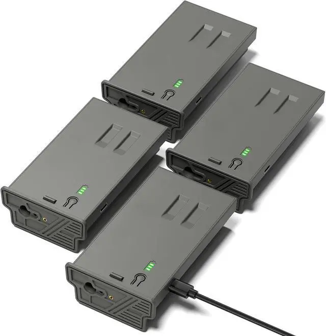 Main image of 4PCS Upgraded Battery Pack 6000mAh for Reveal Camera Enhanced Solar Charging Battery Compatible with Hunting Trail Camera Reveal Ultra, X Gen 3.0, Pro 3.0, X, X Pro, X Gen 2.0, XB, SK