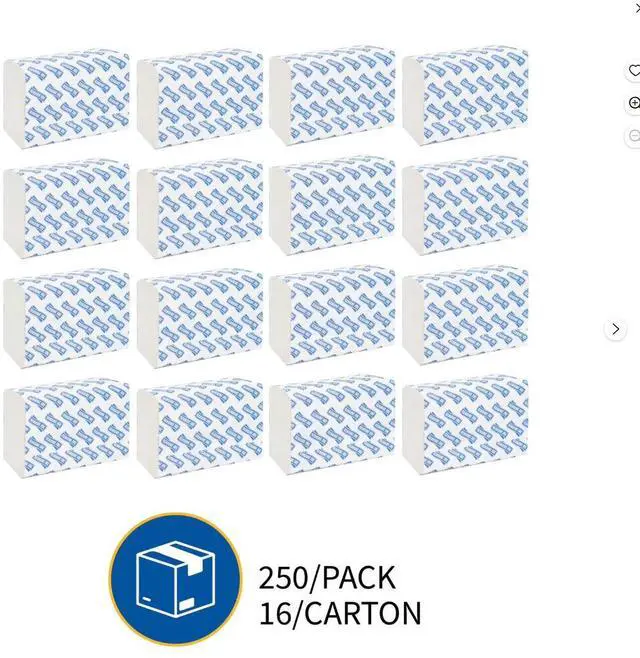 Main image of Genuine Joe GJO21100 Multifold Towels, 250 Sheets per Pack, 16 Pack
