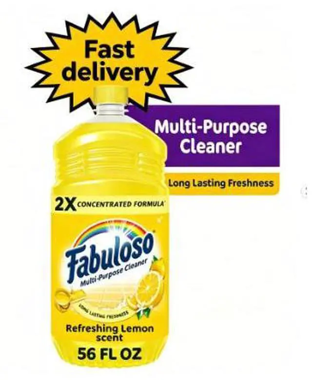 Main image of Fabuloso 2X All Purpose Cleaner, No Rinse Floor Cleaner, Refreshing Lemon Scent, 56 fl oz