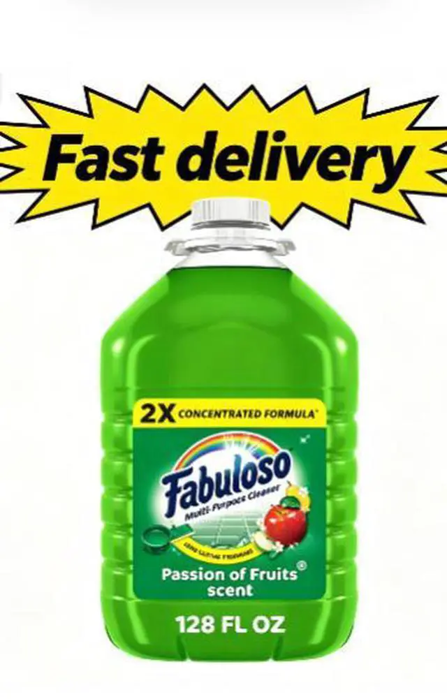 Main image of Fabuloso 2X Multi-Purpose Cleaner, No Rinse Floor Cleaner, Passion of Fruits Scent, 128 fl oz