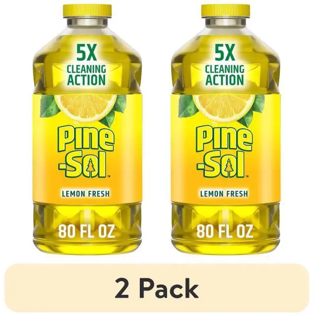 Main image of (2 pack) Pine-Sol Multi-Surface All Purpose Cleaner, Lemon Fresh, 80 fl oz