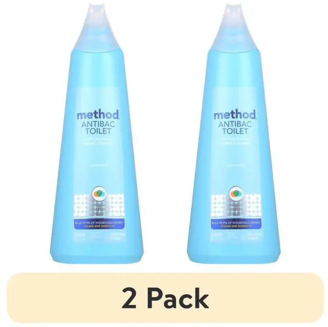 Main image of (2 pack) Method Antibacterial Toilet Bowl Cleaner, Spearmint Fragrance, 24 fl oz