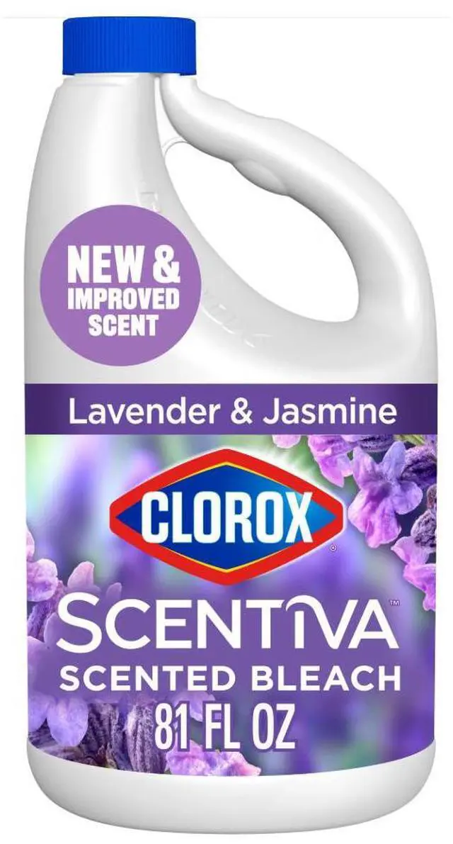 Main image of Clorox Scentiva Scented Bleach, Lavender & Jasmine, 81 fl oz
