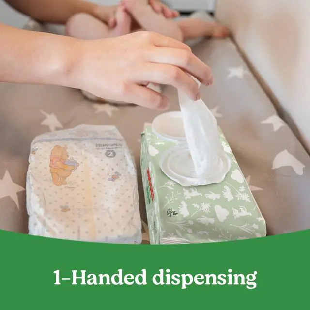 Alt view image 3 of 7 - Huggies Natural Care Sensitive Baby Wipes, Unscented, 3 Flip-Top Packs, 168 Count