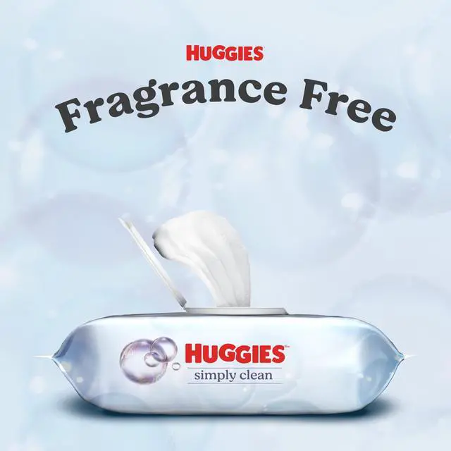 Alt view image 3 of 6 - Huggies Simply Clean Unscented Wipes, 3 Flip-Top Packs, 192 Total Count