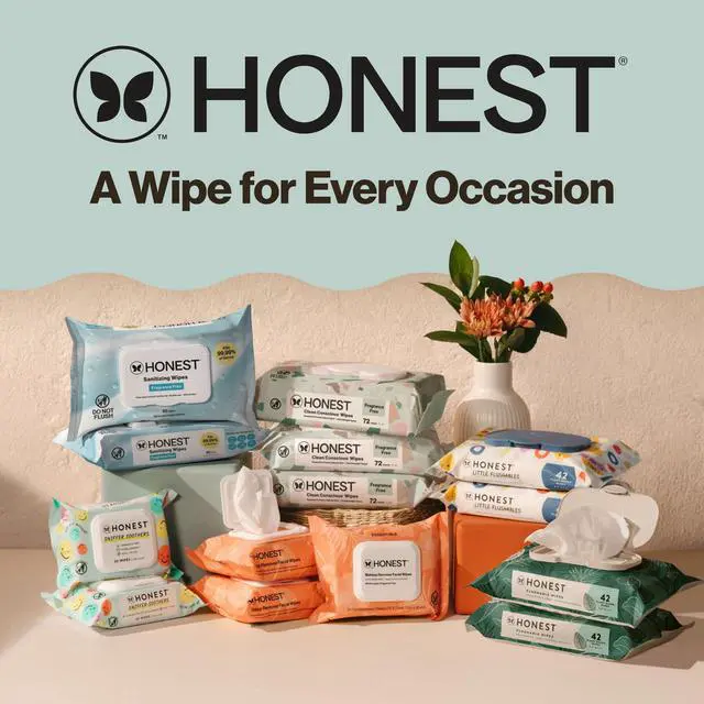Alt view image 4 of 5 - The Honest Company Plant Based Baby Wipes Fragrance Free 144 Count