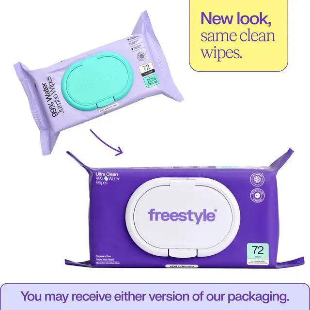 Alt view image 3 of 7 - Freestyle Soft Baby Wipes for Sensitive Skin, Unscented, 9 Flip Top Packs, 648 Total Count