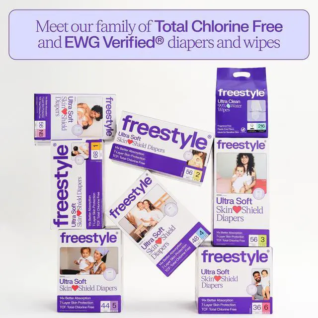 Alt view image 5 of 7 - Freestyle Soft Baby Wipes for Sensitive Skin, Unscented, 9 Flip Top Packs, 648 Total Count