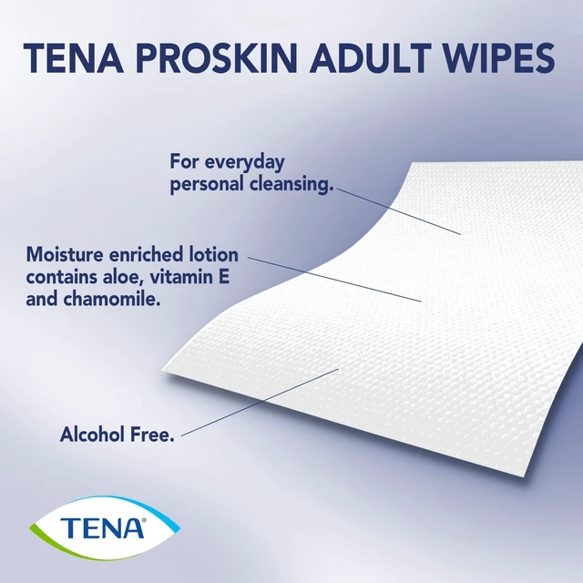 Alt view image 3 of 5 - Tena ProSkin Ultra Adult Wipes for Incontinence, 48 Count