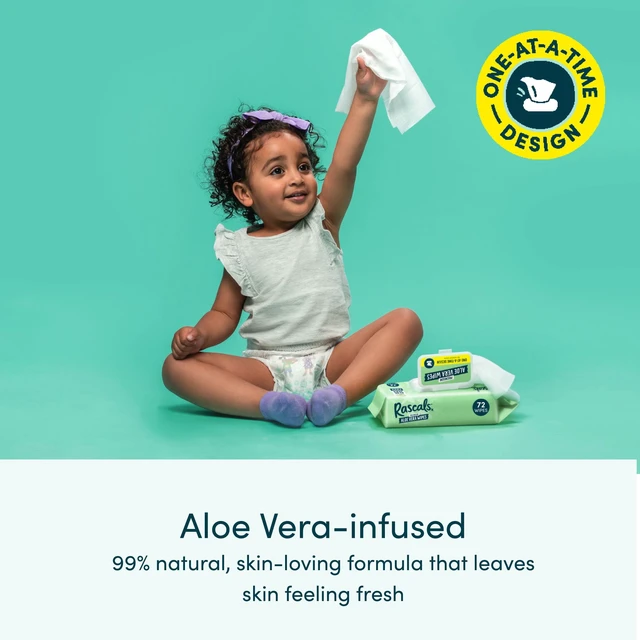 Alt view image 5 of 7 - Rascals Premium Aloe Vera Wipes, 216 Count