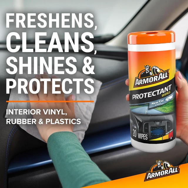 Alt view image 6 of 6 - Armor All Car Interior Protectant Wipes in New Car Scent, 25 Count